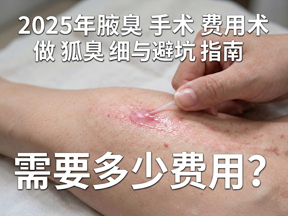 做狐臭手术需要多少费用?2025年腋臭手术费用明细与避坑指南 做狐臭手术需要多少费用?2025年腋臭手术费用明细与避坑指南