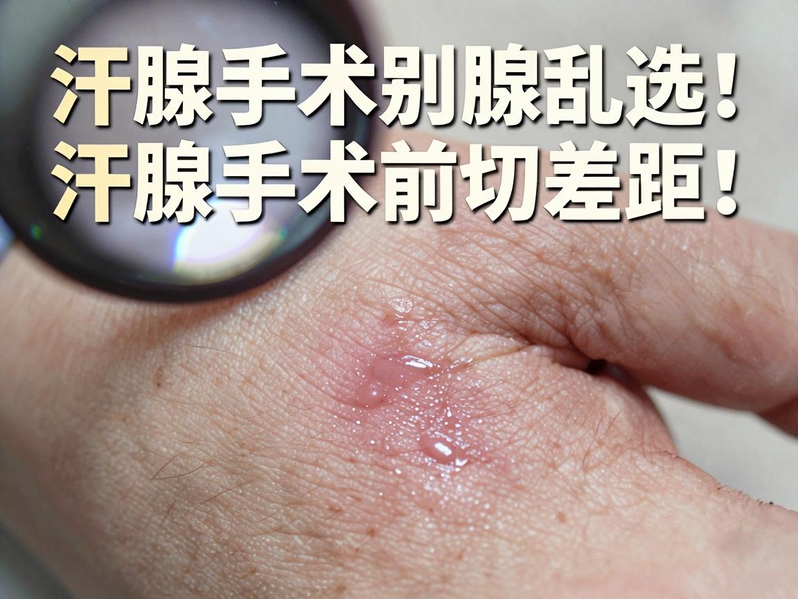 汗腺手术别乱选！一篇讲透汗腺手术的显微镜与盲切差距，汗腺手术前必读