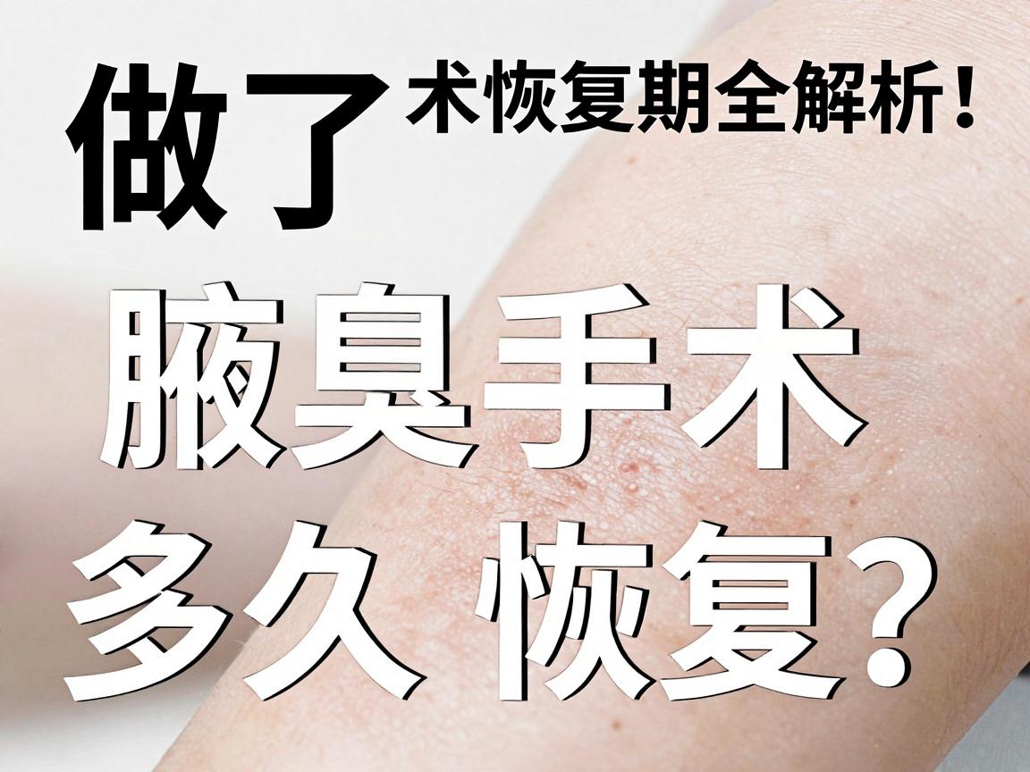 做了腋臭手术多久恢复?腋臭手术恢复期全解析,别让恢复期耽误你 做了腋臭手术多久恢复?腋臭手术恢复期全解析,别让恢复期耽误你