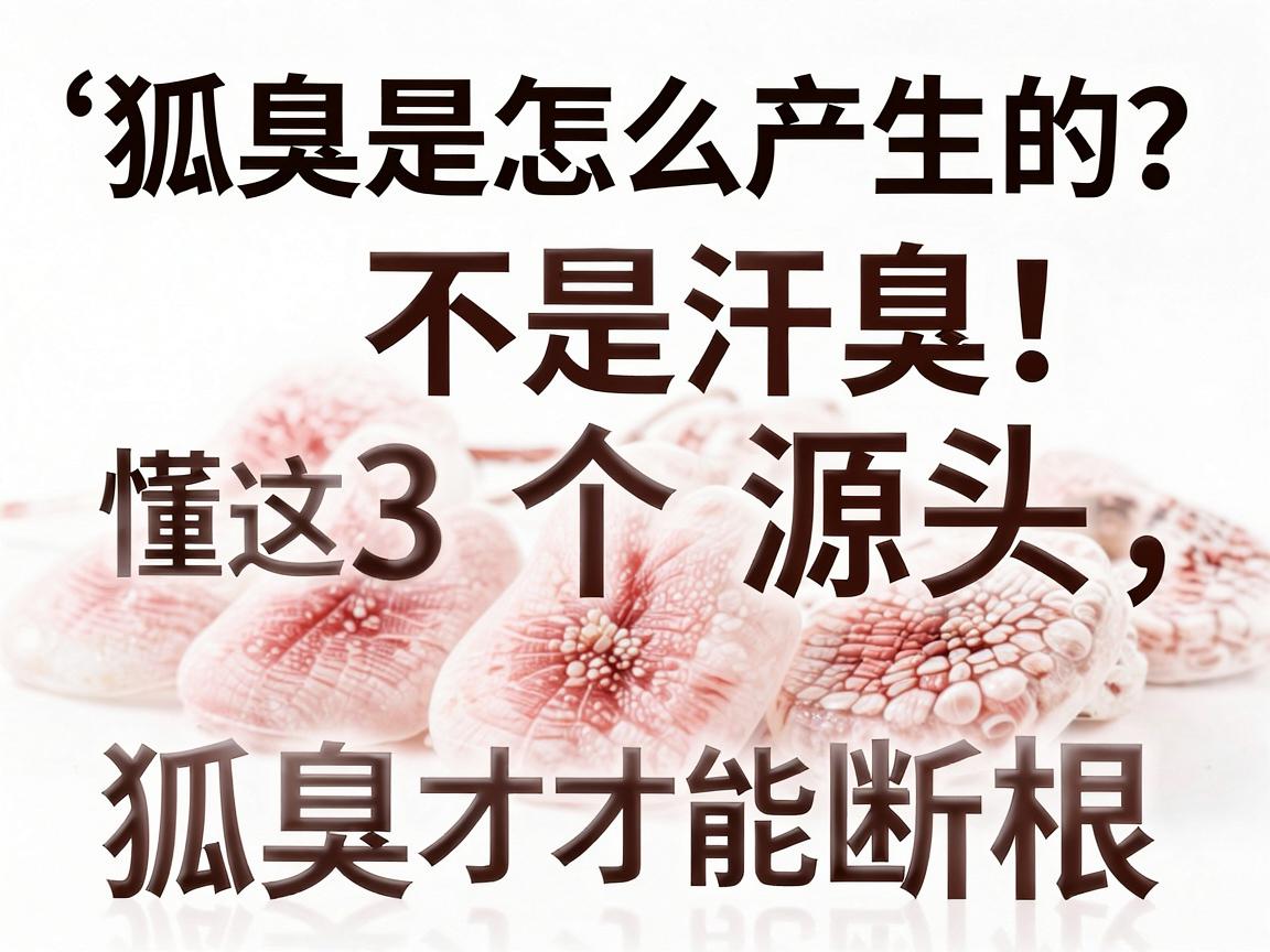 狐臭不是汗臭！狐臭是怎么产生的？搞懂这3个源头，狐臭才能断根