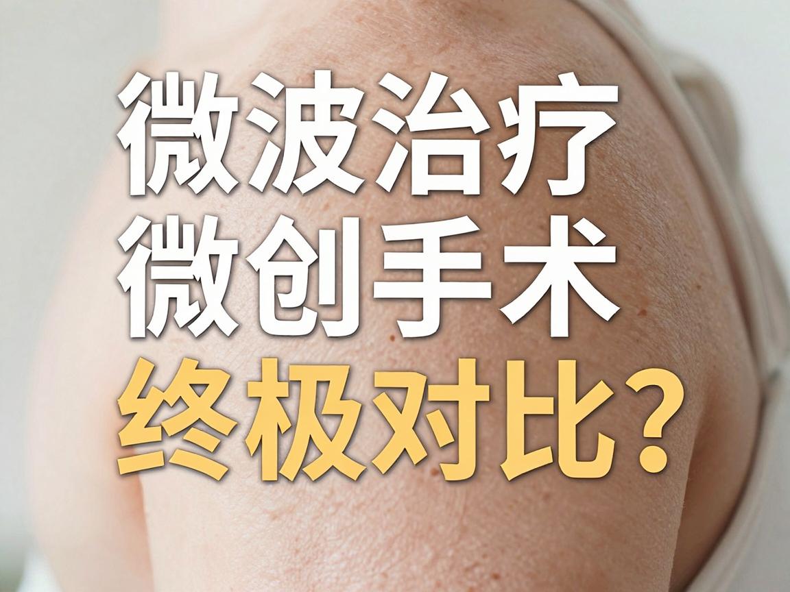 腋臭微波治疗和微创哪个好？微波治疗和微创手术的终极对比，看完你就懂了