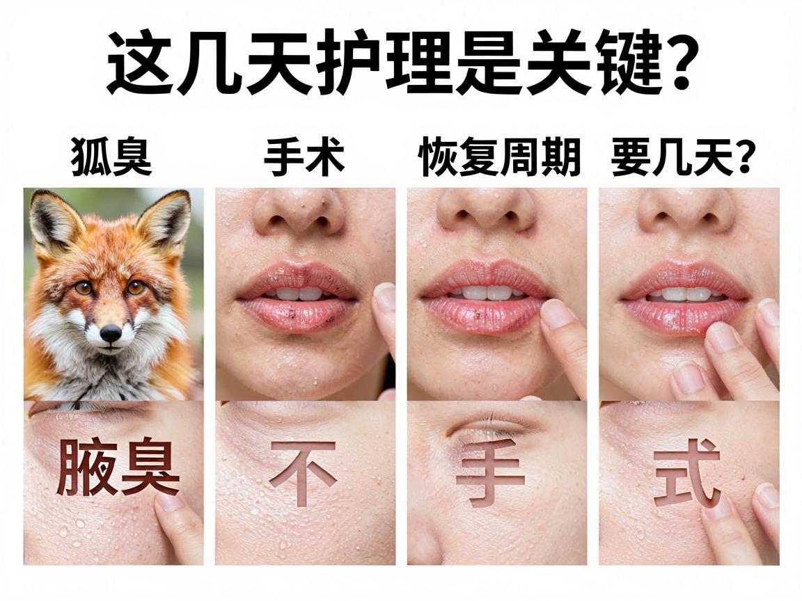 狐臭手术恢复期要几天?不同术式恢复周期对比,这几天护理是关键 狐臭手术恢复期要几天?不同术式恢复周期对比,这几天护理是关键