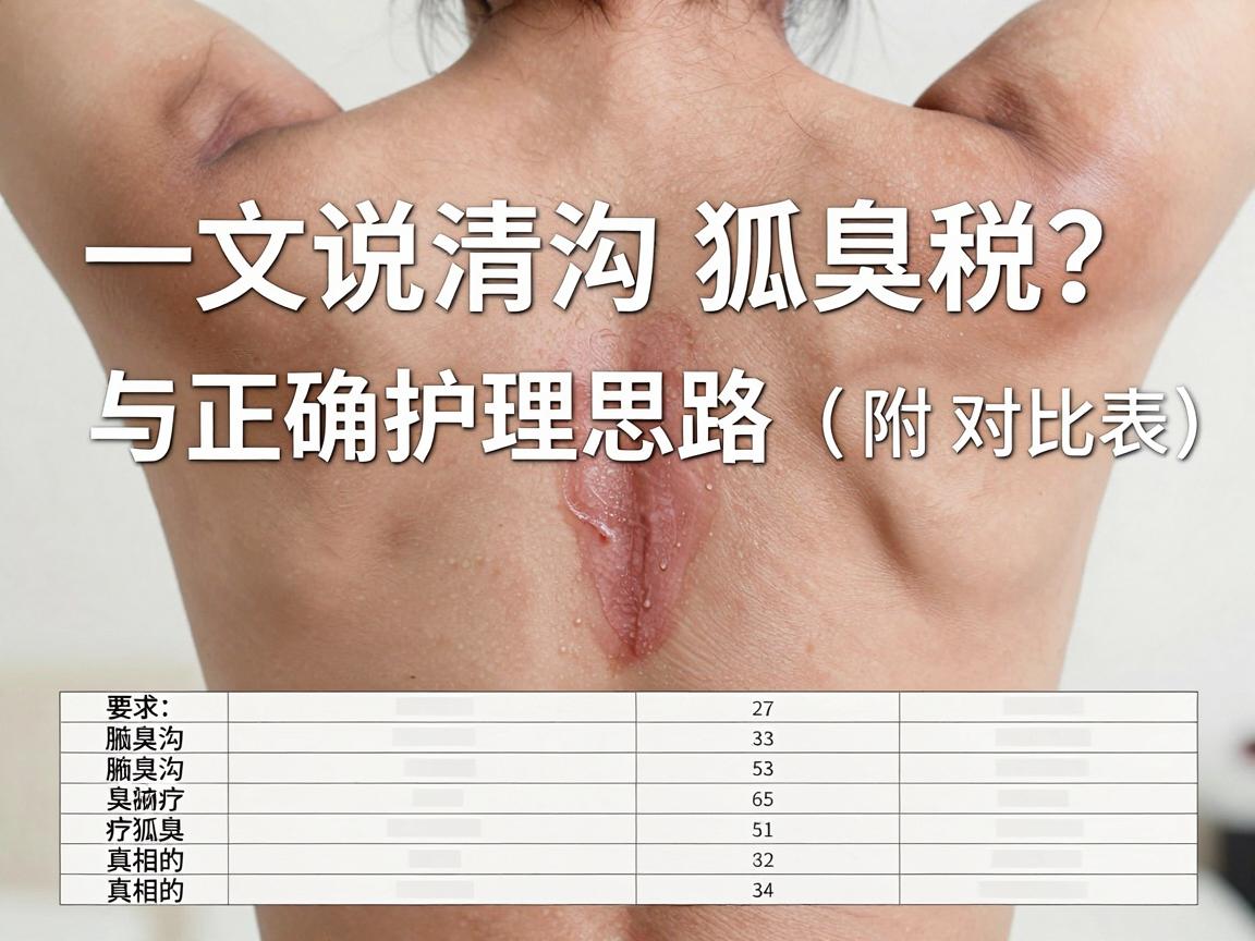 腋臭沟疗是智商税?一文说清沟疗狐臭的真相与正确护理思路(附对比表) 腋臭沟疗是智商税?一文说清沟疗狐臭的真相与正确护理思路(附对比表)