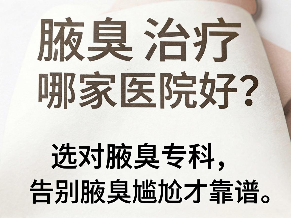 腋臭治疗哪家医院好?选对腋臭专科,告别腋臭尴尬才靠谱 腋臭治疗哪家医院好?选对腋臭专科,告别腋臭尴尬才靠谱